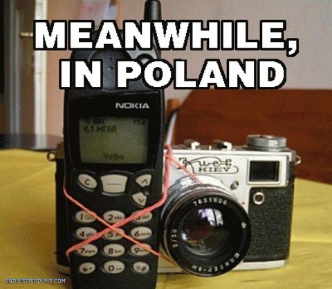meanwhile in poland smartphone