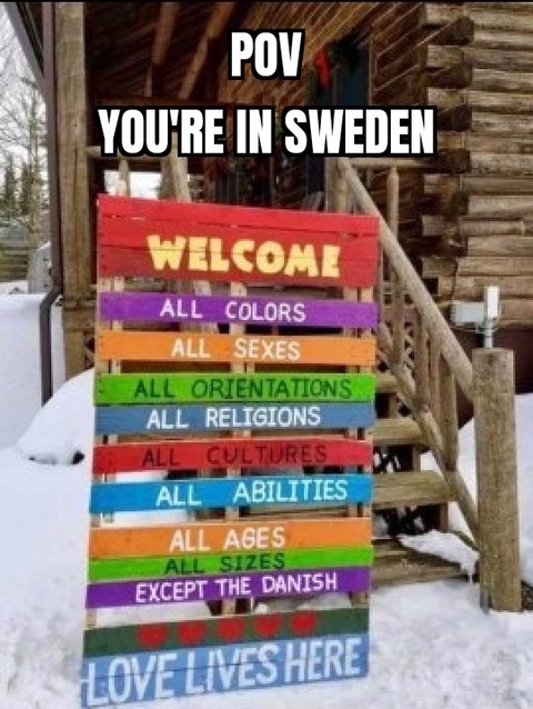 スウェーデン人「あらゆる人を歓迎します(但しデンマーク人を除く)」海外の反応