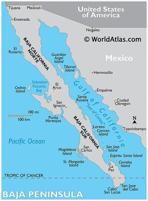 baja peninsula
