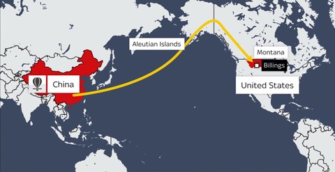 中国「気球は民間の物。米国による撃墜は深刻な国際慣習違反」海外の反応