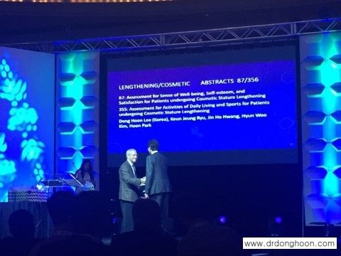 25_ILLRS Miami2015,最優秀論文,身長手術,李東訓(イドンフン)教授