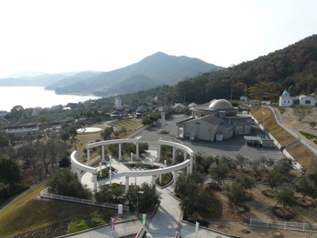 オリーブ公園を俯瞰 ふかん してみました 小豆島に集まれ たくさんの笑顔たち