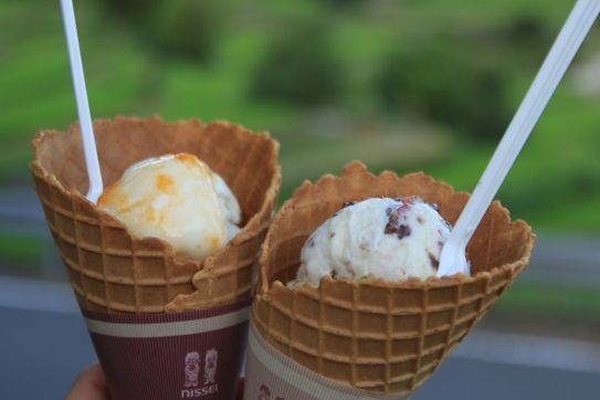 小豆島に集まれ!たくさんの笑顔たち:新発売!ワッフルコーン ...