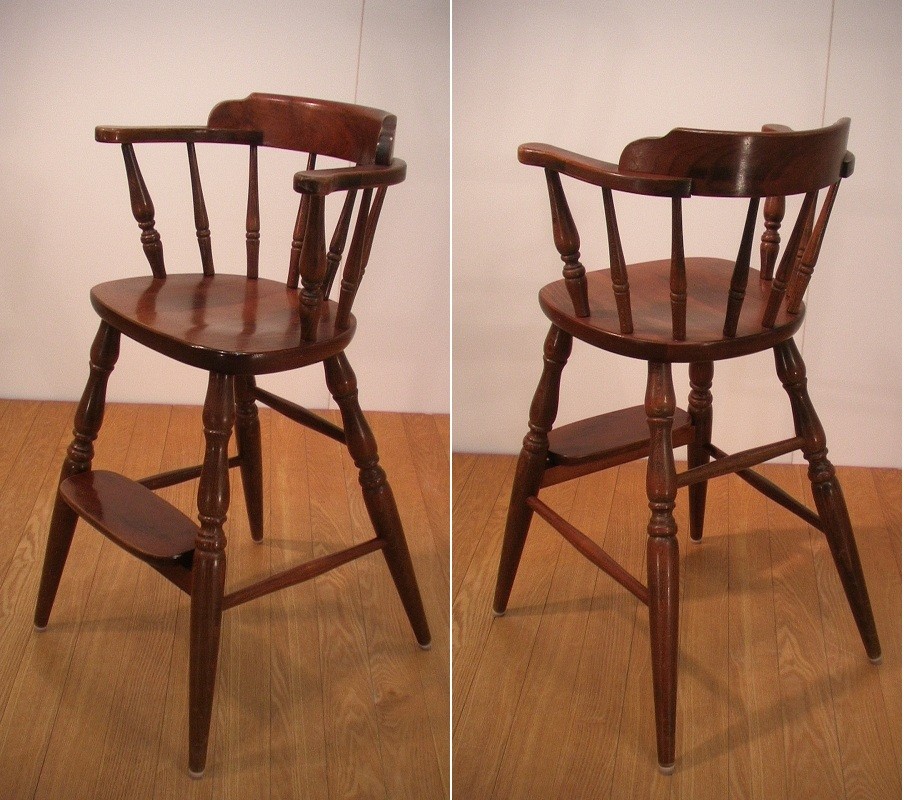 初回限定 アンティーク 木製 子供用椅子 一般