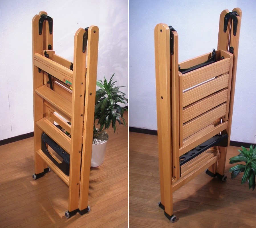 ☆美品☆ イタリア FOPPAPEDRETTI/フォッパぺドレッティ 屋内用 脚立 