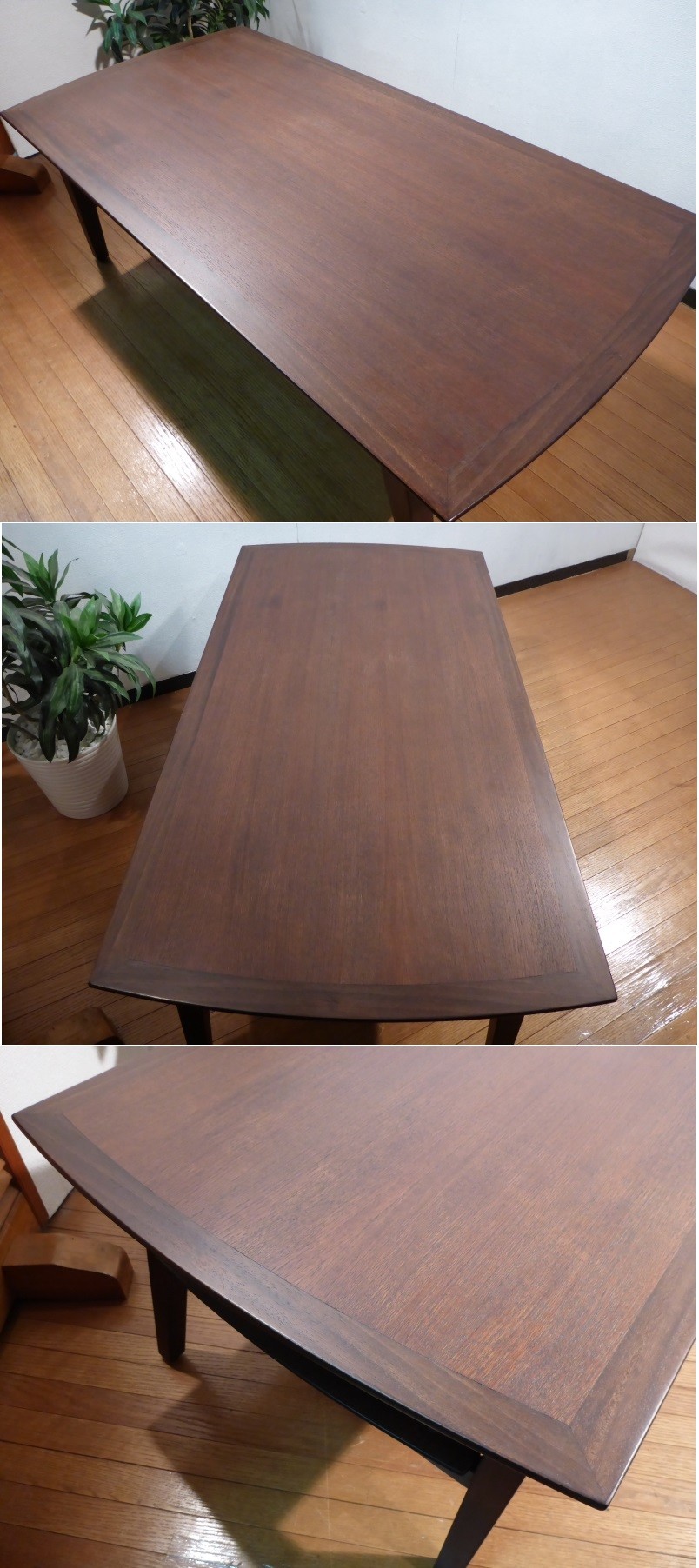 643 TOYOファニチャー　ダイニングテーブル　リビング ウォルナット　レトロ 643 TOYOファニチャー ダイニングテーブル リビング ウォルナット