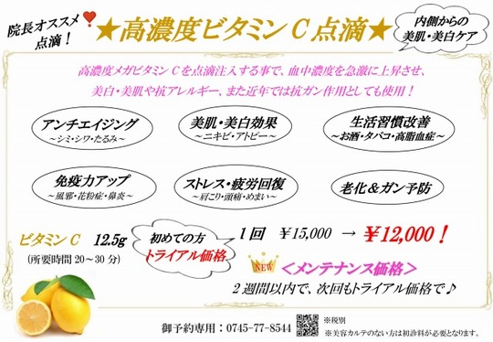 高濃度ビタミンC点滴_トライアル2019_５