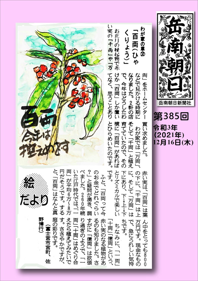 2111216第385号万両