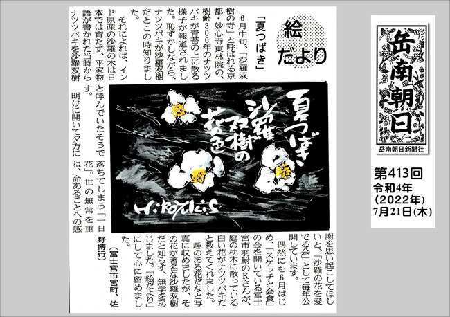 220721第413号夏つばき