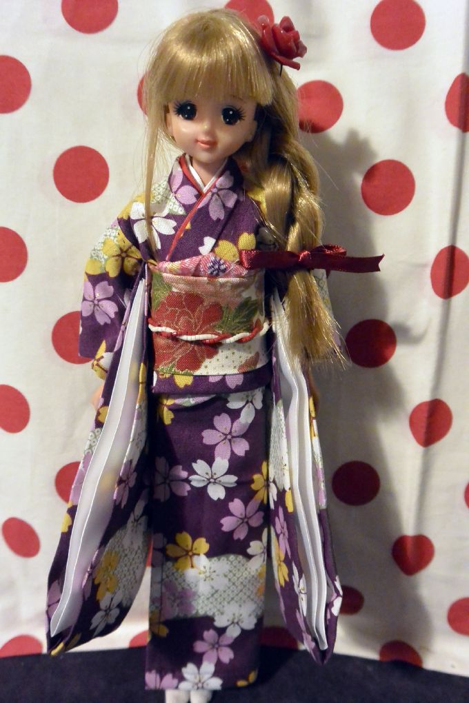 ジェニーちゃんに振袖を縫ってみました : カフェ・ド・犬