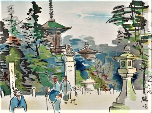 赤松隣作　阿弥陀池