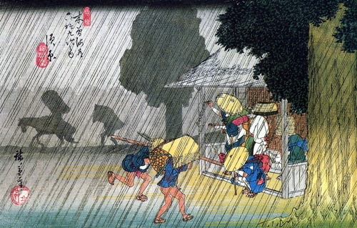 40Hiroshige_People_seeking_shelter_from_the_rain