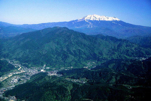 上松町と御嶽山　御岳海