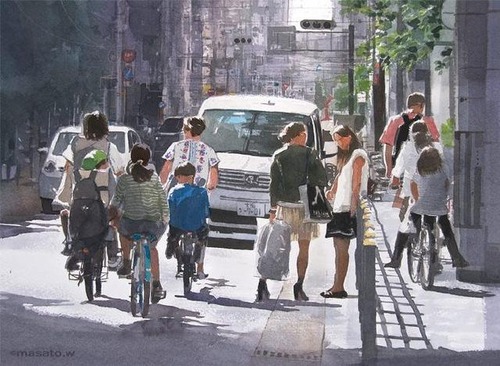 渡部政人　街風景 2013