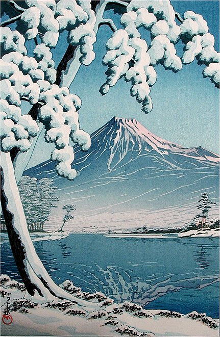 54  富士の雪晴　　田子の浦　S7