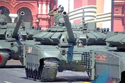 ロシア軍パレード 2019　４　Ｔ72B
