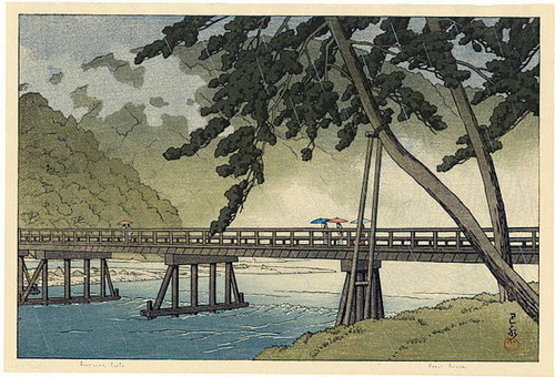 川瀬巴水　嵐山