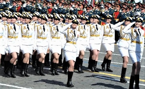 ロシア軍パレード 2019　書生兵士