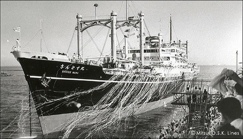 商船三井120年　 さんとす丸 （戦後）　8280t 1952竣工