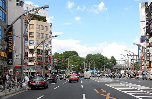 井上安治　上野三橋　上の公園山下