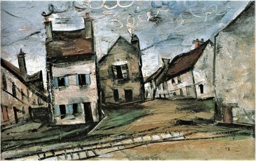 28 モラン風景　大阪市立美術館　蔵