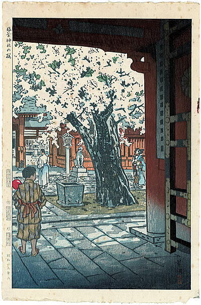 笠松紫浪　塩釜神社の桜