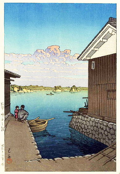 肥前　呼子の朝 S23 1948