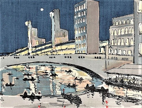 赤松隣作　戎橋