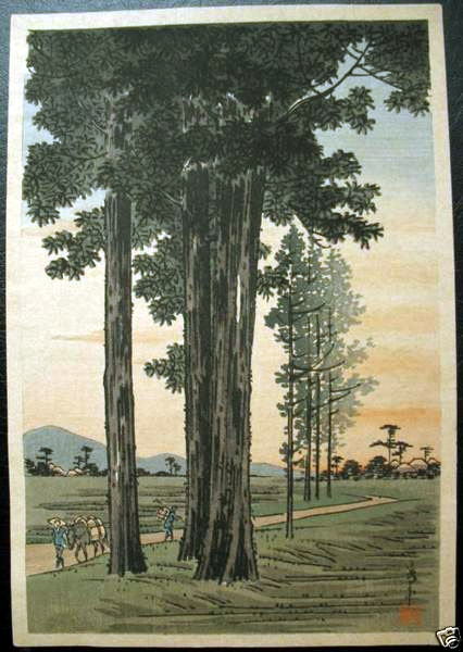 新井芳宗　旅の夕