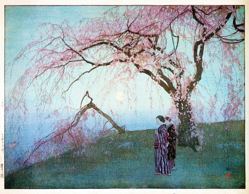 吉田　博　雲井桜