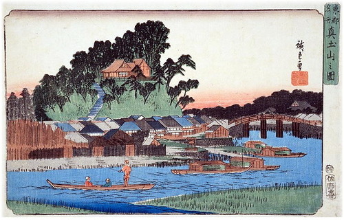 浅草　待乳山　広重