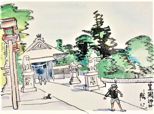 赤松隣作　豊国神社　正