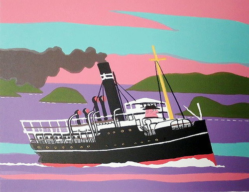 大井川丸　柳原良平