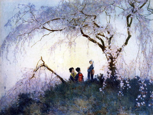 吉田　博　雲井桜 (2)