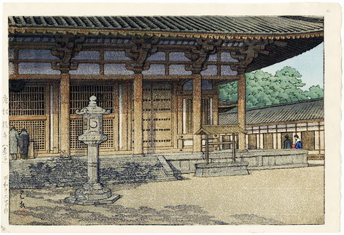 川瀬巴水　唐招提寺　