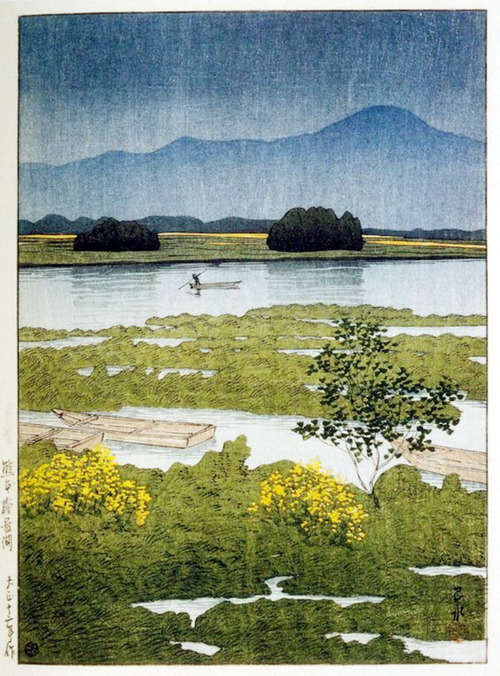 川瀬巴水　熊本