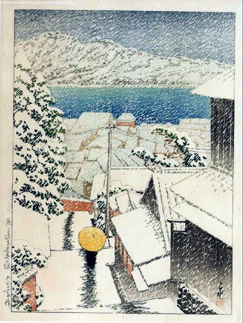 川瀬巴水　尾道　大