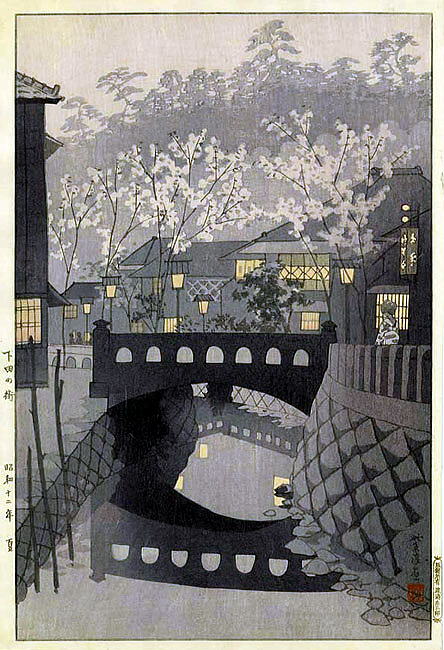 笠松紫浪　下田の街