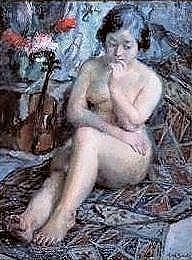 赤松隣作　裸婦