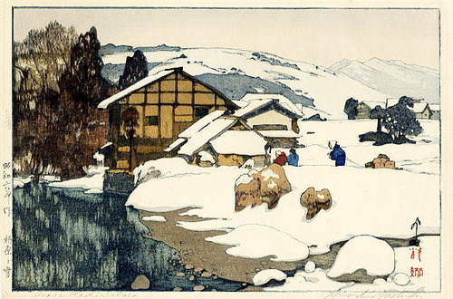 柏原の雪（昭和2年）中