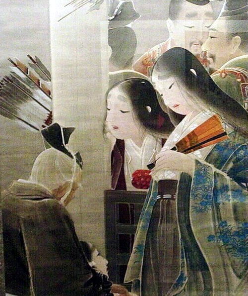 菊池契月　福原故事（平家物語）2018 4 12