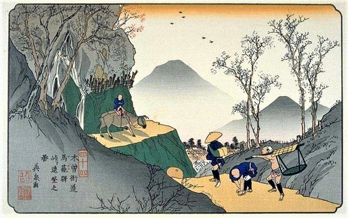 43_馬籠　栄泉　木曽街道　正　