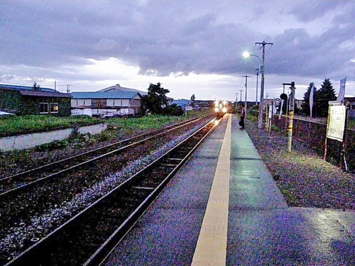 ４５３２１０８６上富良野駅　（Google Earth 画像より・）