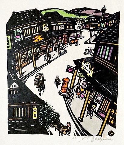 45.  おまけ　街道(仮)　32.0×27.0㎝