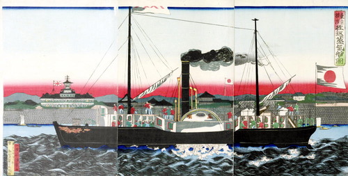 弘明丸　東京ー横浜　往復連絡船　（明治3年）1870