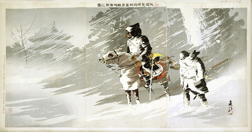 11 大英図書館　蔵　将校敵地偵察　田口米作　1895.1 出版