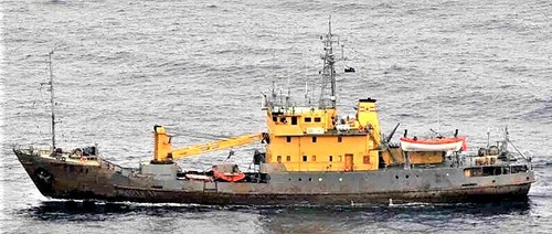 中国　フィ二ク級測量艦（GS-47）