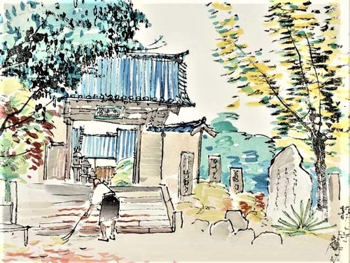 赤松隣作　萩之寺