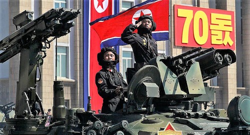 北朝鮮軍パレード２