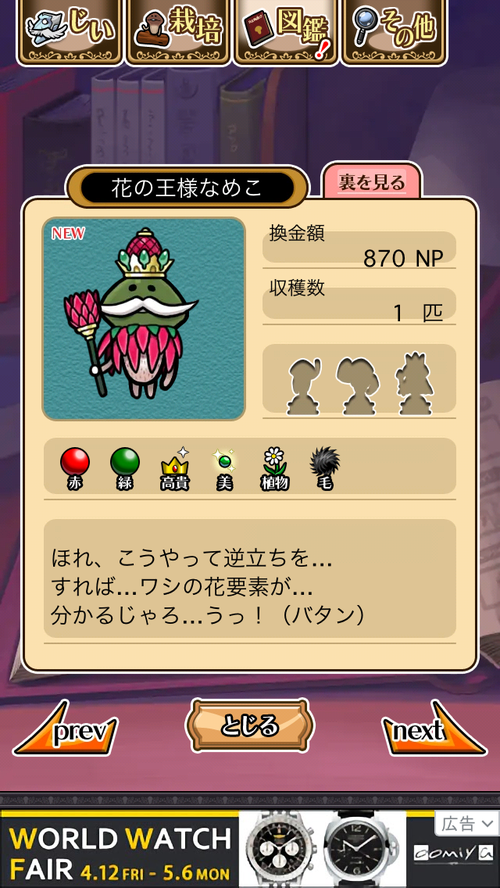 花の王様なめこ ぼーやんのお部屋 花の王様なめこ ぼーやんのお部屋